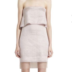 NWT BCBGMAXAZRIA RUNWAY Champaign-lavender  dress